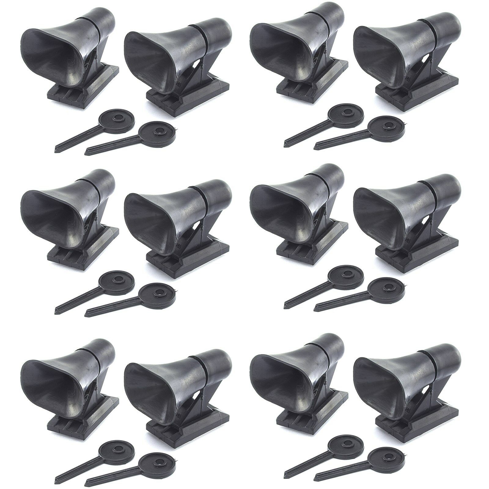 12 Piece Ultrasonic Car Deer Warning Whistle Auto Safety Save A Animal Alert