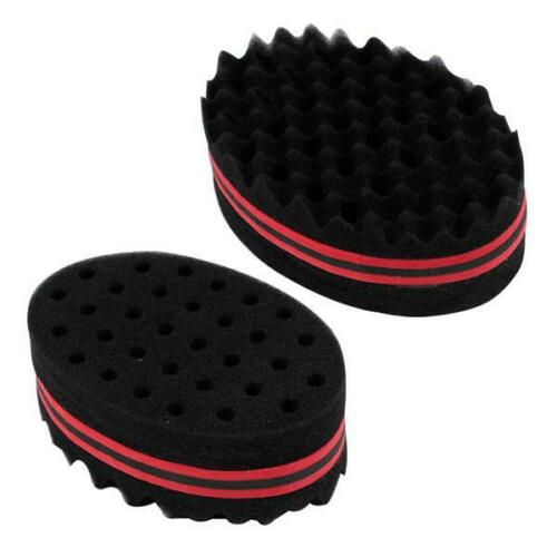 Magic Hair Brush Sponge Double Side Texture Locking Twist Coil Afro Curl Wave Us