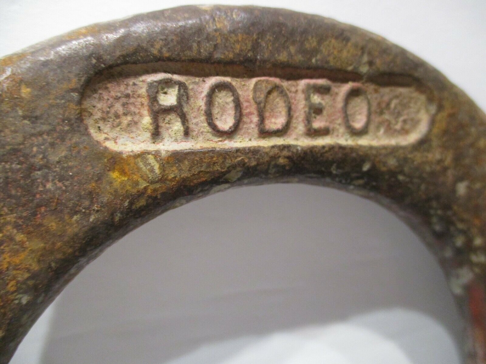 Old Vintage Set Of Four (4) Rodeo Pitching Horseshoes  # 1 &  # 2