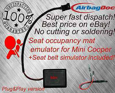 Airbag Passenger Seat Occupancy Mat Sensor Bypass Mini Cooper R55r56r57r58 Usa