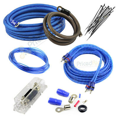Stinger Select True 4 Gauge Amp Kit Amplifier Install Wiring Complete 4 Awg Wire