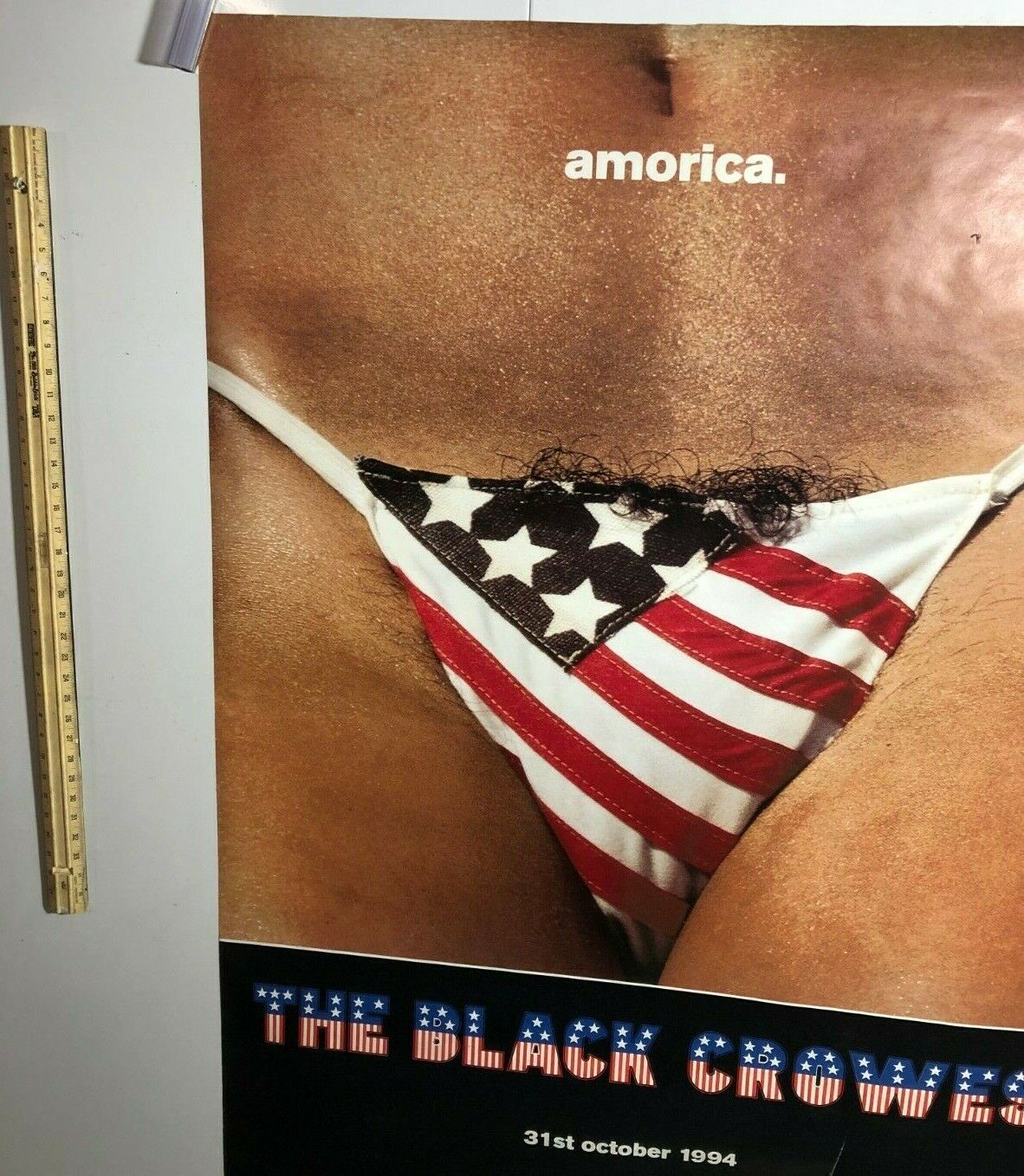 Huge Subway Poster The Black Crowes Amorica 1994 October Def American