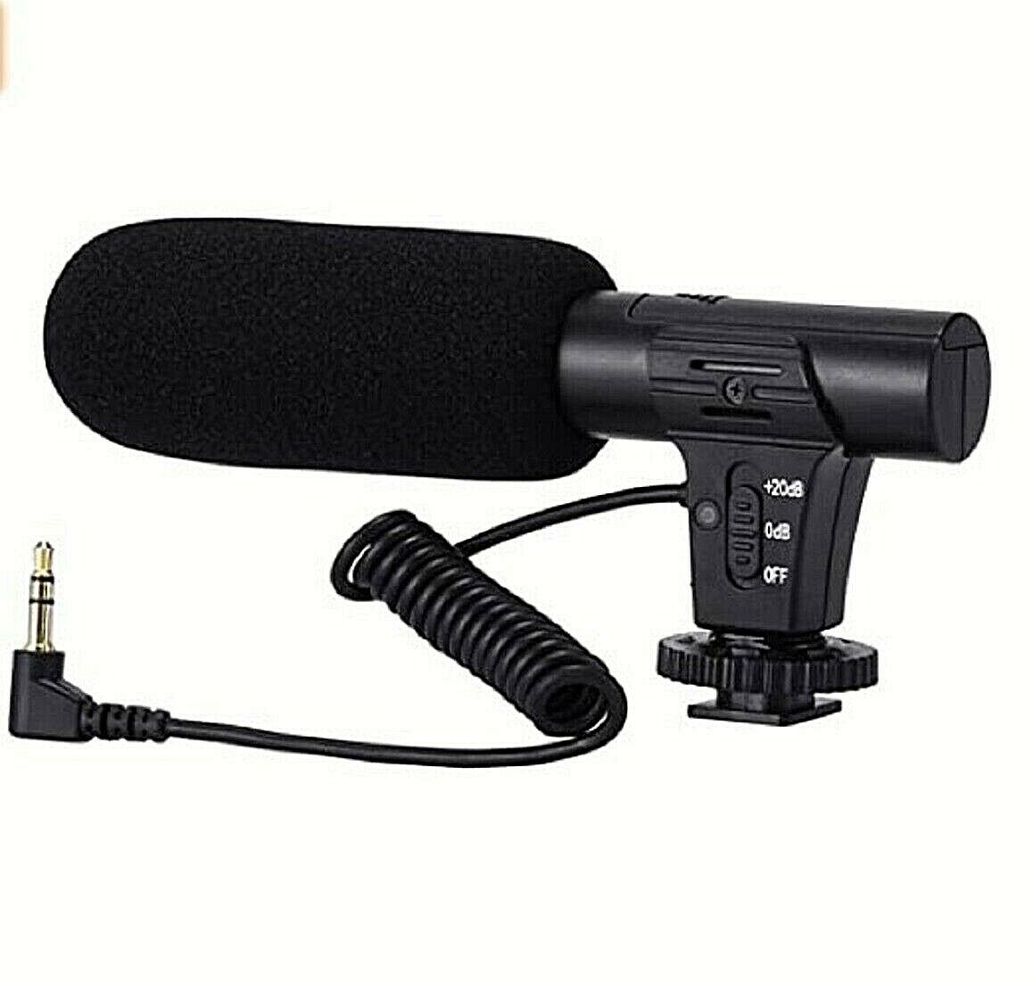 Video Microphone Camera Microphone For Canon, Sony, Nikon, Dslr Camera/dv 3.5 Mm