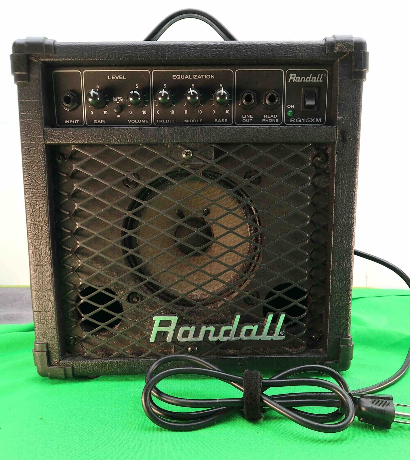 Randall Guitar Amplifier Rg15xm  -  15w, / 3 Band Eq /monster Sound
