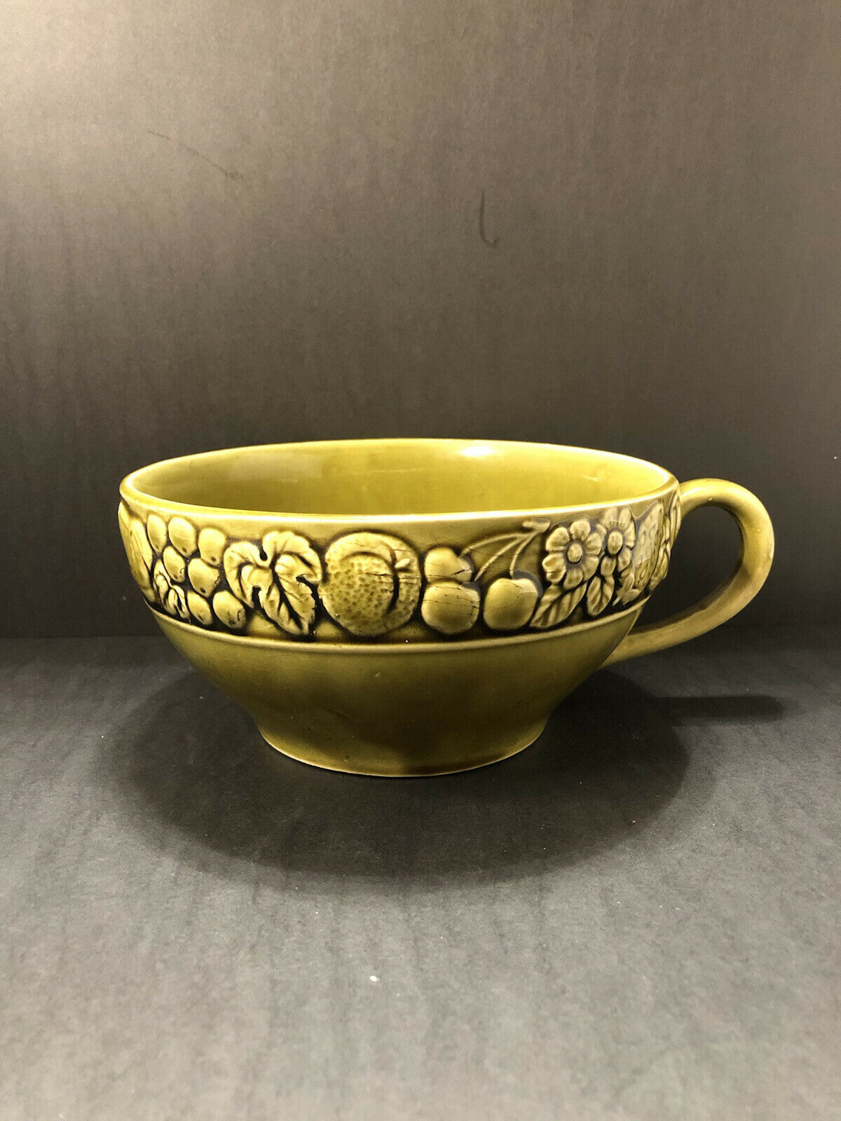 Vintage Ceramic Green Bowl