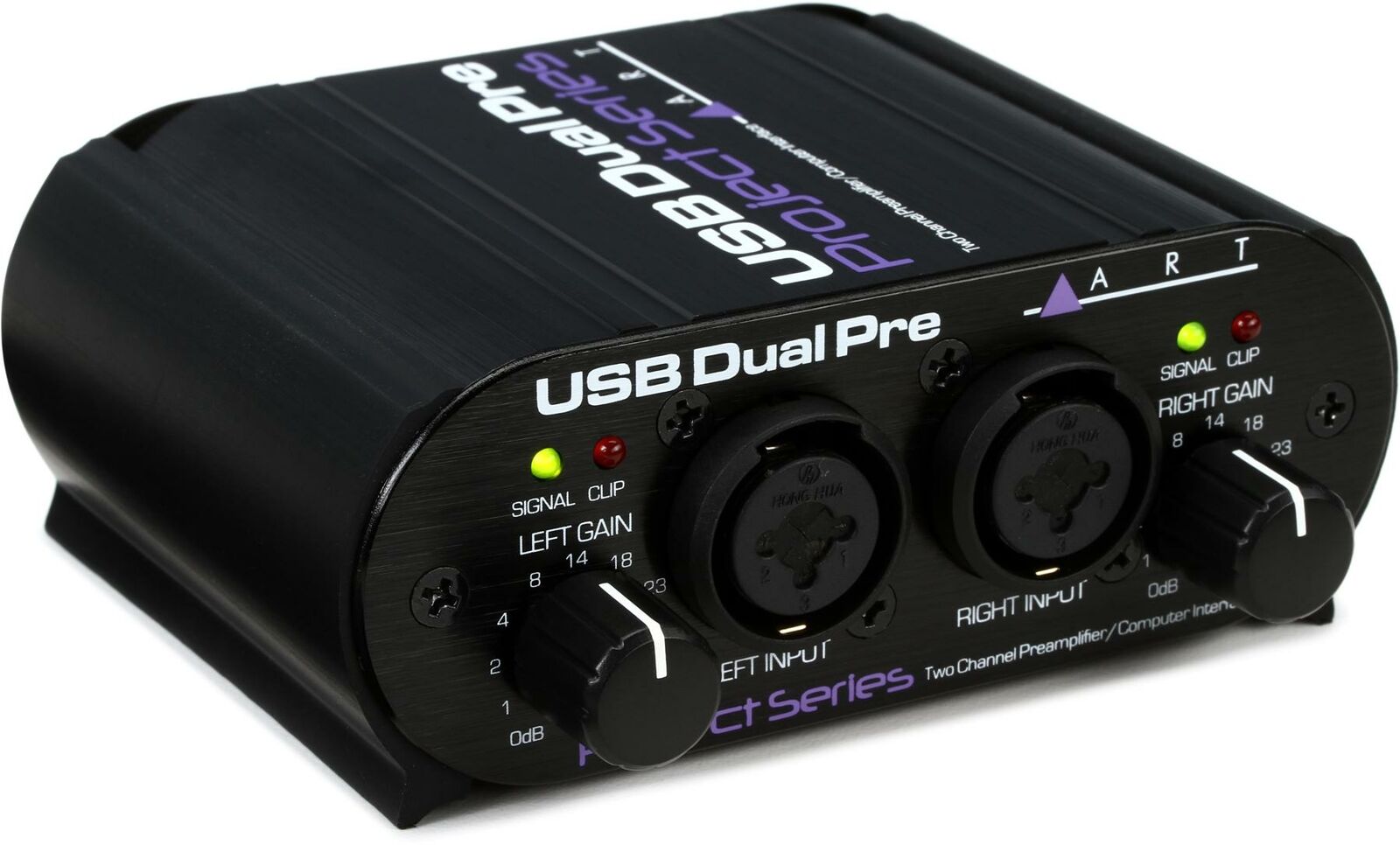Art Usb Dual Pre 2-channel Audio Interface / Preamplifier Bundle