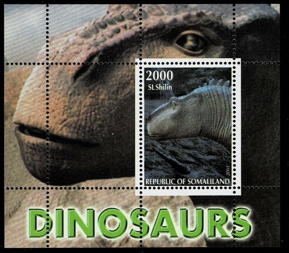Dinosaur Issue, 2001 Somaliland Rep Prehistoric M/s - Dino 1014