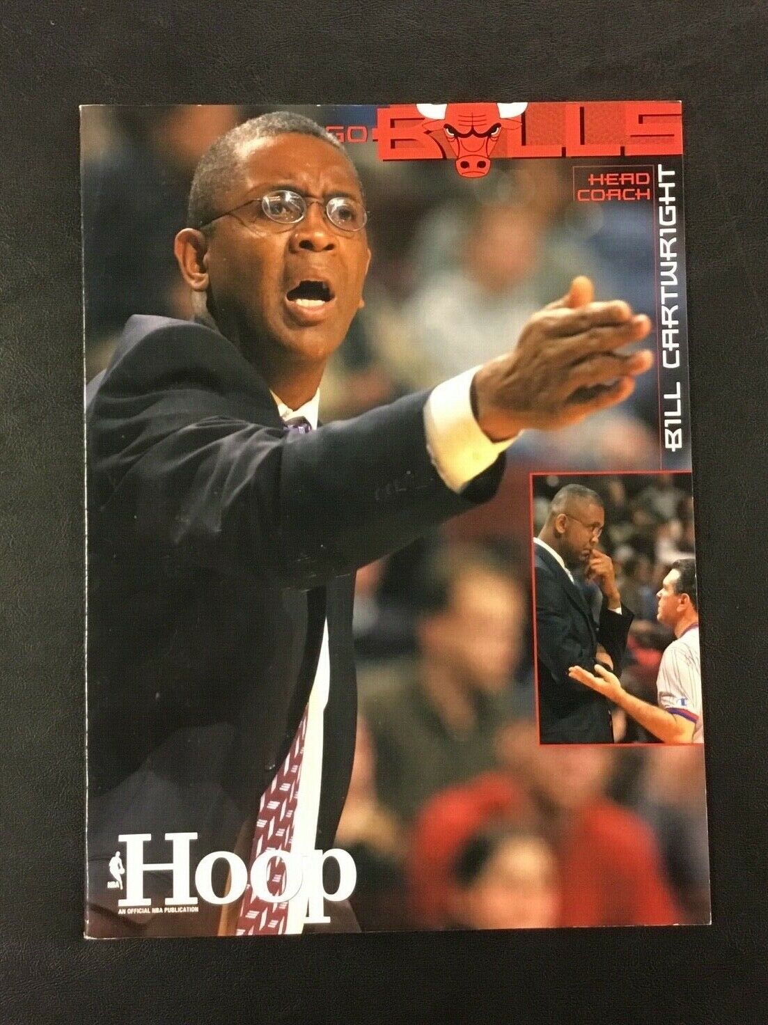 Bill Cartwright (coach) Chicago Bulls Hoop Program Magazine 2002-03 Nba