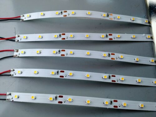 9 Led Strip (lot Of 5) Warm White Light 6" Length G Lighting