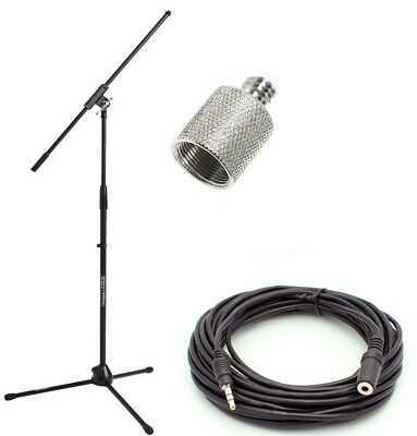 Studio Boom Kit For Rode Videomic Microphones - Boom Stand, Adapter, 25' Cable